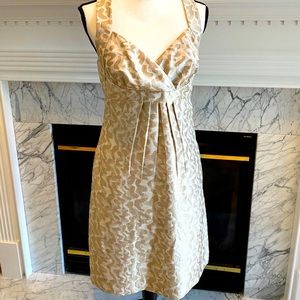 Gold dress with pockets